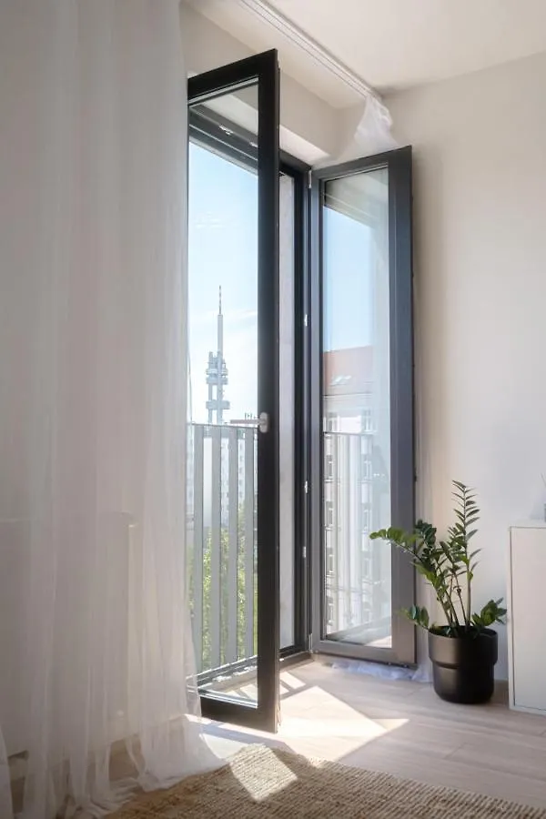 Newly Built Apartment In Vibrant Neighbourhood Prague